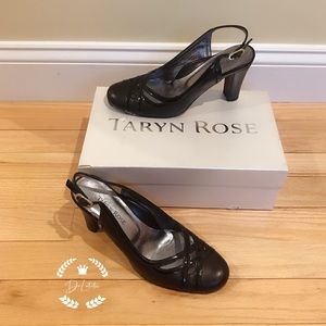 Taryn Rose Women’s Leather Heels In Sz 36.5